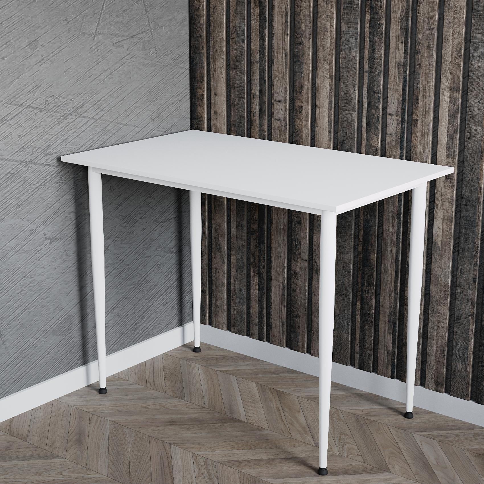 Стол универсальный Prime Ferrum-decor металл/ДСП 16 мм 750x1200x600 мм Белый (FRD-107693) Стол универсальный Prime Ferrum-decor металл/ДСП 16 мм 750x1200x600 мм Белый (FRD-107693)