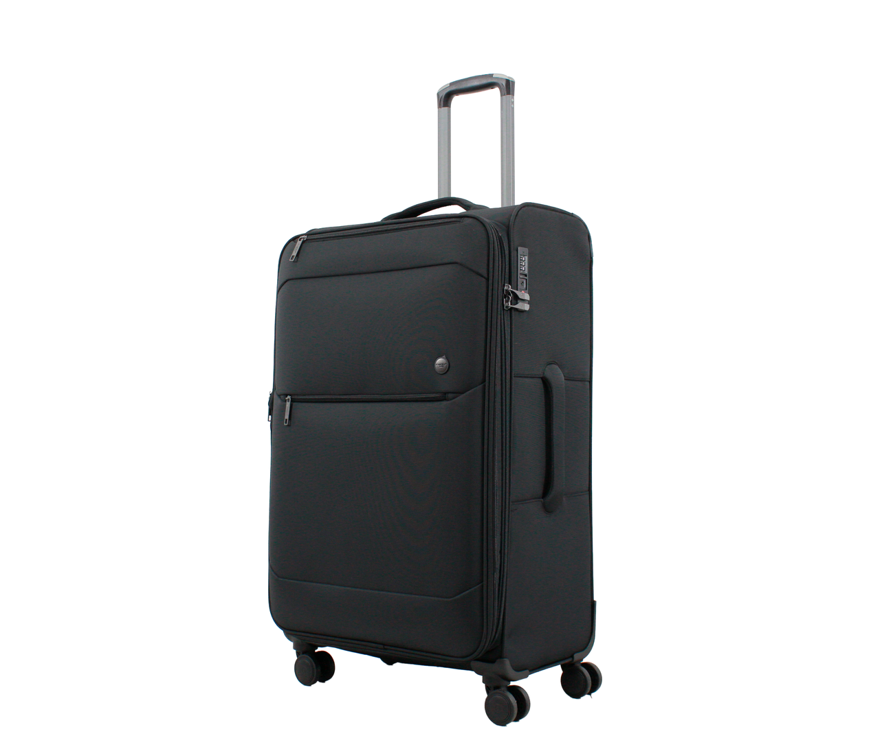 Чемодан большой AIRTEX ткань L 80х46х29 + 5 см 96 л 3,8 кг Черный (839)