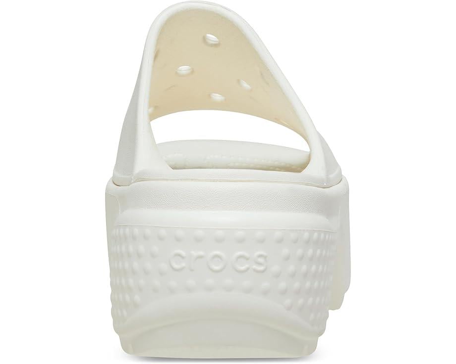 Шльопанці жіночі Crocs Stomp Slide Chalk Craie р. 39-40 W9 Білий (‎209346) - фото 2