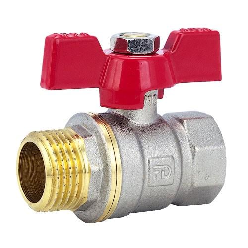 Кран кульовий FADO S.r.l Modern метелик 1/2" ЗВ (KN21)