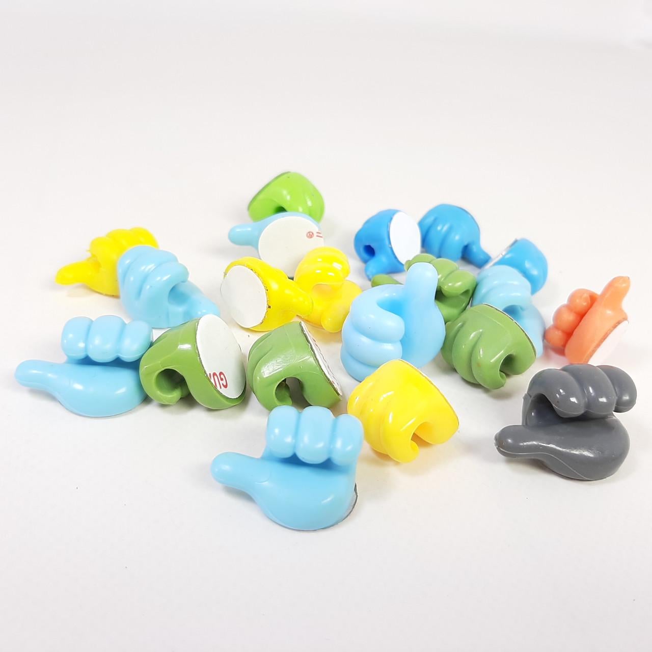 Тримачі багатофункціональні Thumbs Up настінні у формі пальця вгору 20 шт. (KG-12936)