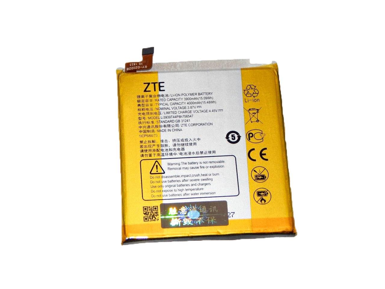 Акумулятор для ZTE A2020/A2020N2/Axon 9 Pro/Axon 10 Pro 5G Li3939T44P8h756547 4000 mAh 3,8V (000001721) Акумулятор для ZTE A2020/A2020N2/Axon 9 Pro/Axon 10 Pro 5G Li3939T44P8h756547 4000 mAh 3,8V (000001721)