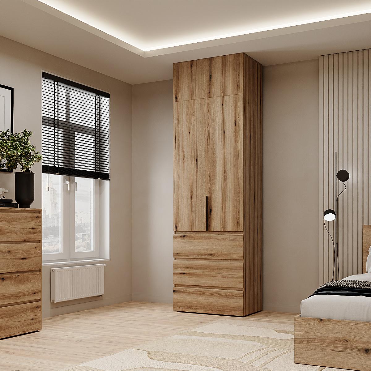 Шкаф распашный ART IN HEAD №2 Light с антресолью 800x500x2500 мм Графит (GAA1LT12070000000) Шкаф распашный ART IN HEAD №2 Light с антресолью 800x500x2500 мм Графит (GAA1LT12070000000)