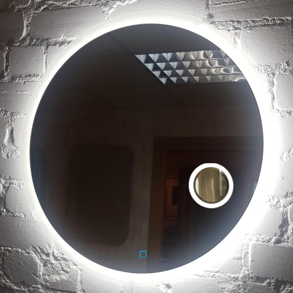 Зеркало в ванну с подсветкой LED Mirror Андорра с подогревом/линзой и сенсором 60 см