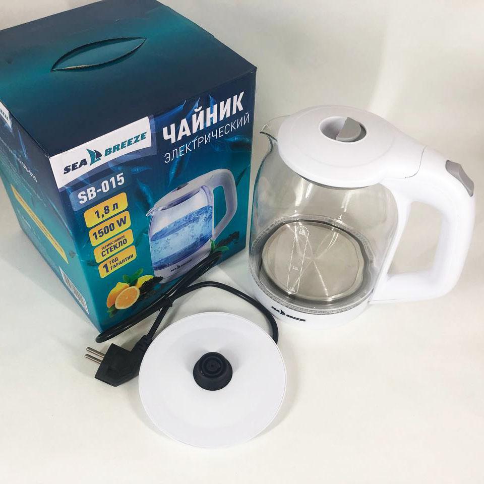 Электрочайник SeaBreeze SB-015 с подсветкой (WS74318) - фото 9