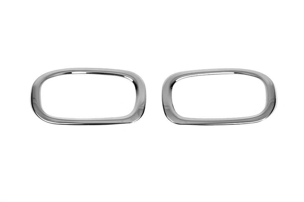 Окантовка рефлекторов заднего бампера Хром Omsa Line для Jeep Renegade нержавеющая сталь Хром