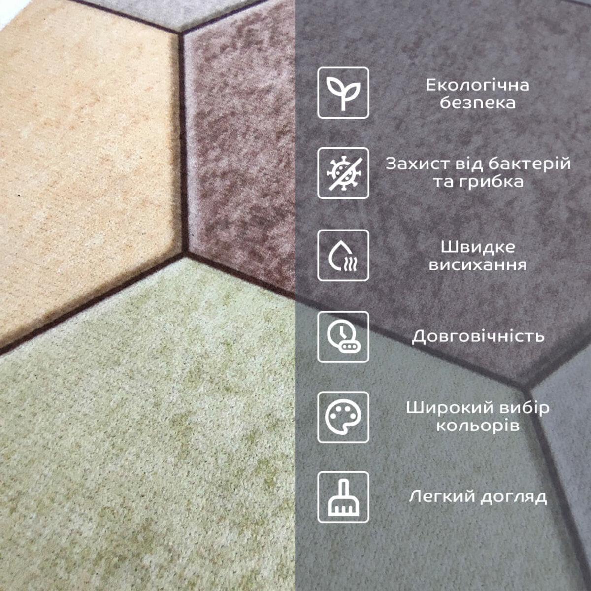 Килим вологопоглинаючий 38х58 см х3 мм (SW-00001571) - фото 4