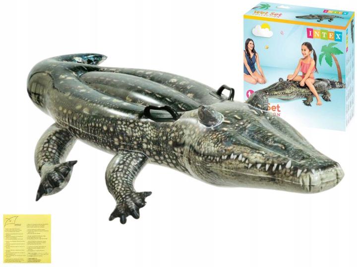 Пліт надувний Intex 57551 Алігатор 170х86 см (414719) - фото 5