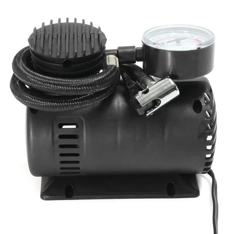 Насос портативный воздушный 12в Air Compressor компрессор для автомобильных шин Черный (2479515739)