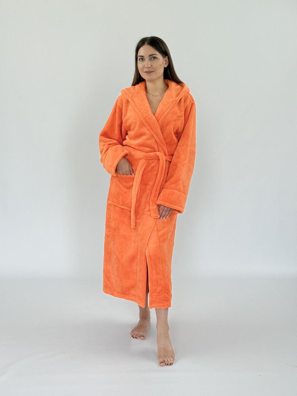 Халат жіночий UT Store 3XL Помаранчевий (HT01)