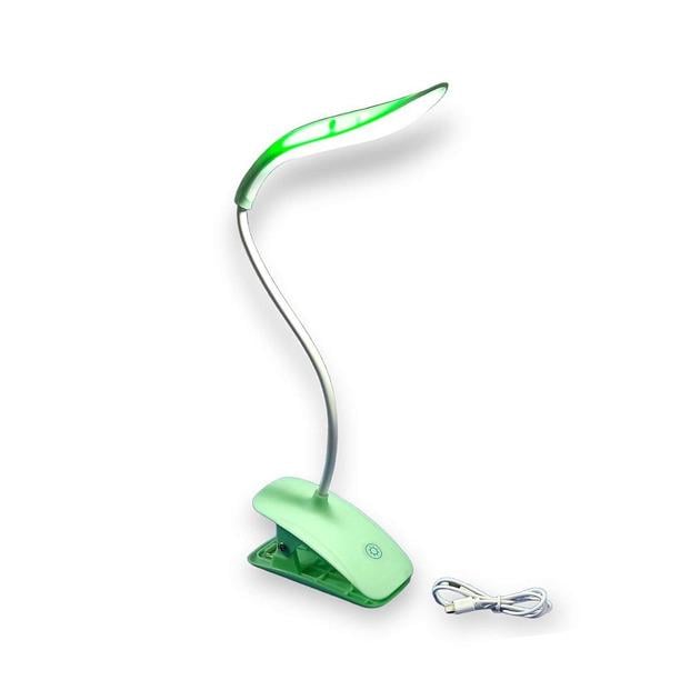 Лампа с прищепкой и аккумулятором Зеленый (SST-812-121)