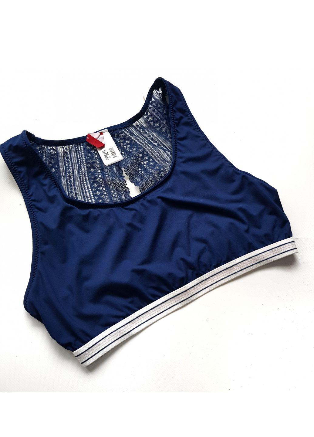 Топ женский с кружевной спинкой s. Oliver 7527 M Синий (44) Топ женский с кружевной спинкой s. Oliver 7527 M Синий (44)