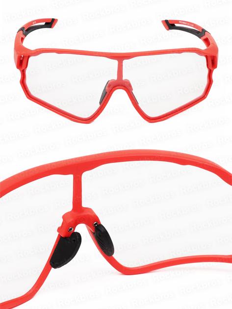 Очки фотохромные RockBros хамелеон Красный (10137) - фото 10 Очки фотохромные RockBros хамелеон Красный (10137) - фото 10