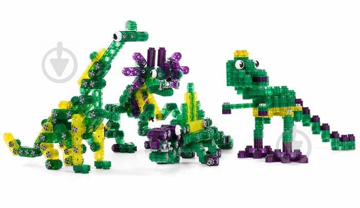 Детский конструктор 1408 Kiditec Jurassic life 377 деталей (3718)