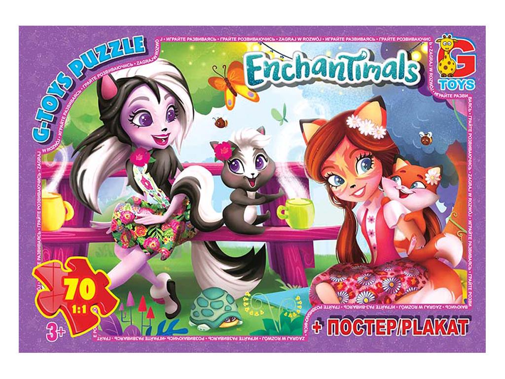 Пазли G-Toys із серії Enchantimals 70 ел. (MTT-189487)