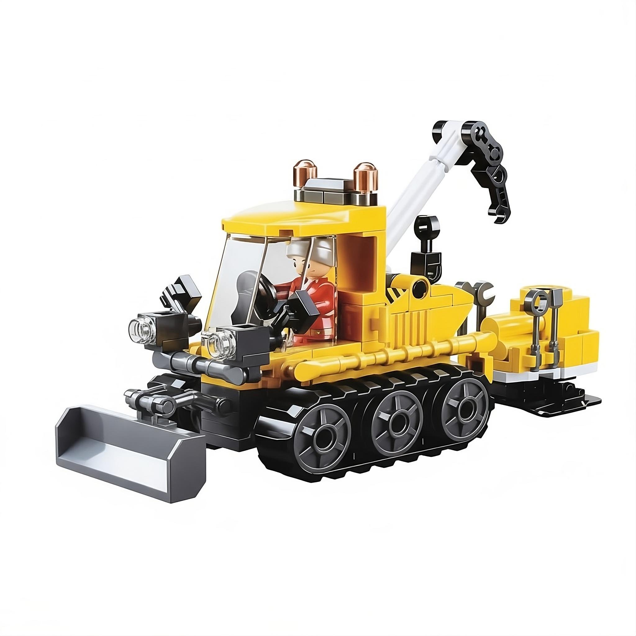 Конструктор Sluban M38-B0952 Снегоуборочная машина с фигуркой 145 дет. (29815835)