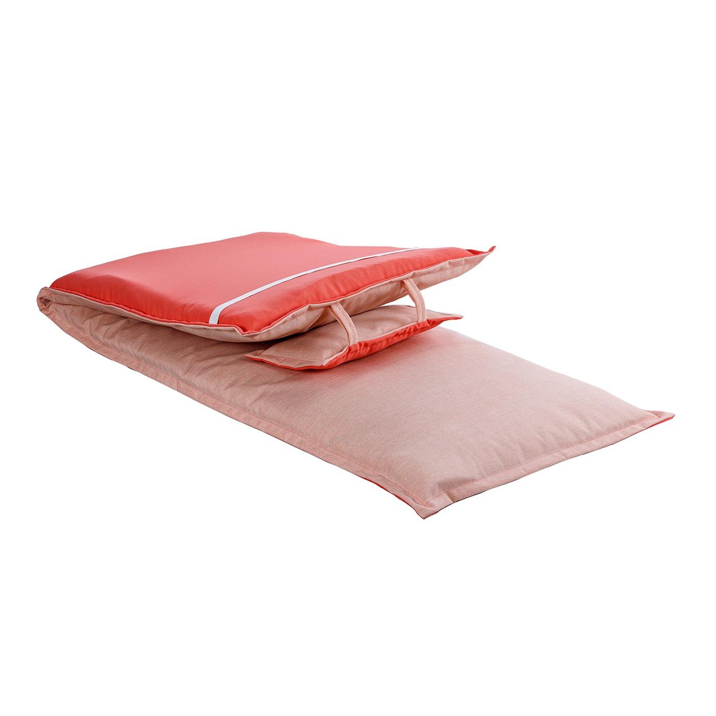 Матрас для шезлонга Ost-Fran LILU 4227 190x60х5 см Персиковый меланж (3757) - фото 2 Матрас для шезлонга Ost-Fran LILU 4227 190x60х5 см Персиковый меланж (3757) - фото 2