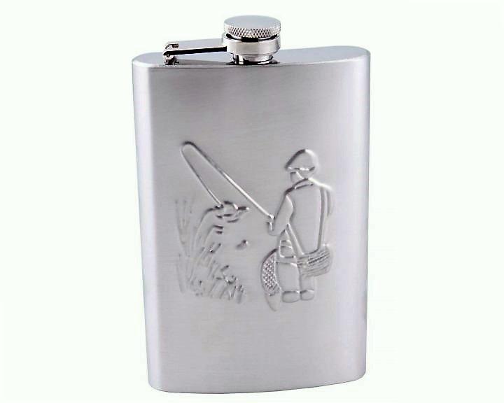 Фляга 8oz 61040 Рыбалка металл (38072)