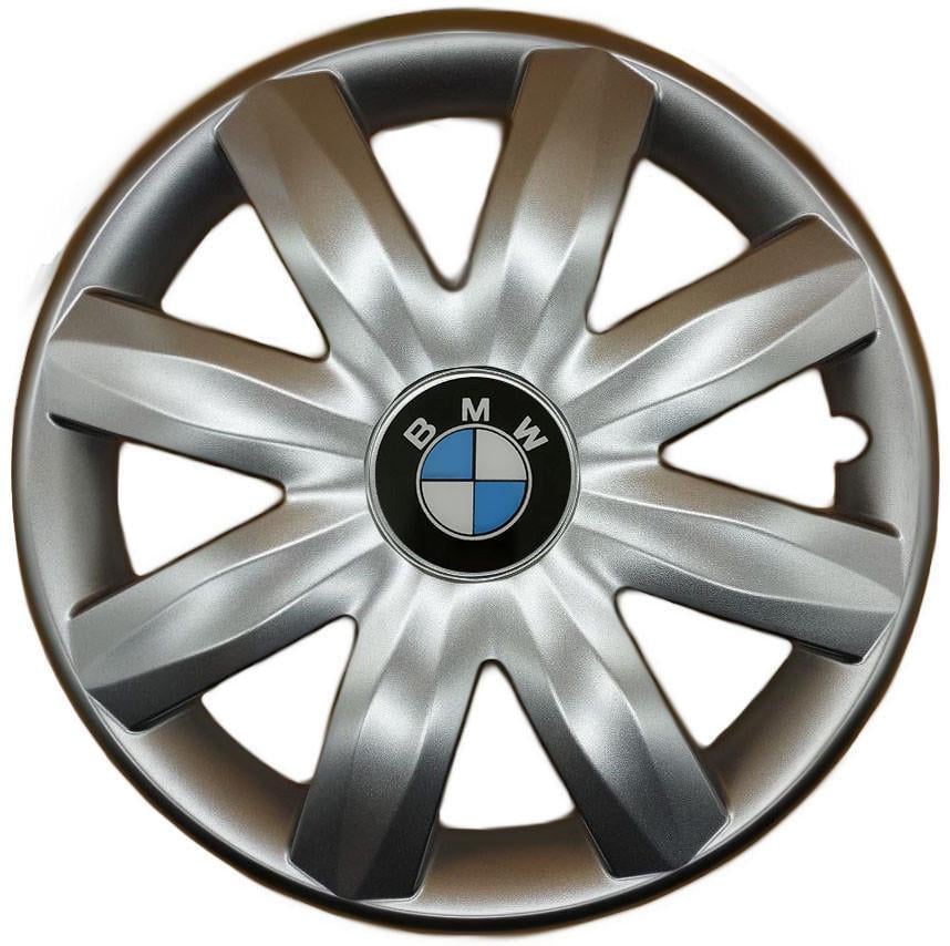 Колпаки SJS 221 с логотипом BMW 4 шт. R14 Серебряный (2654557207)