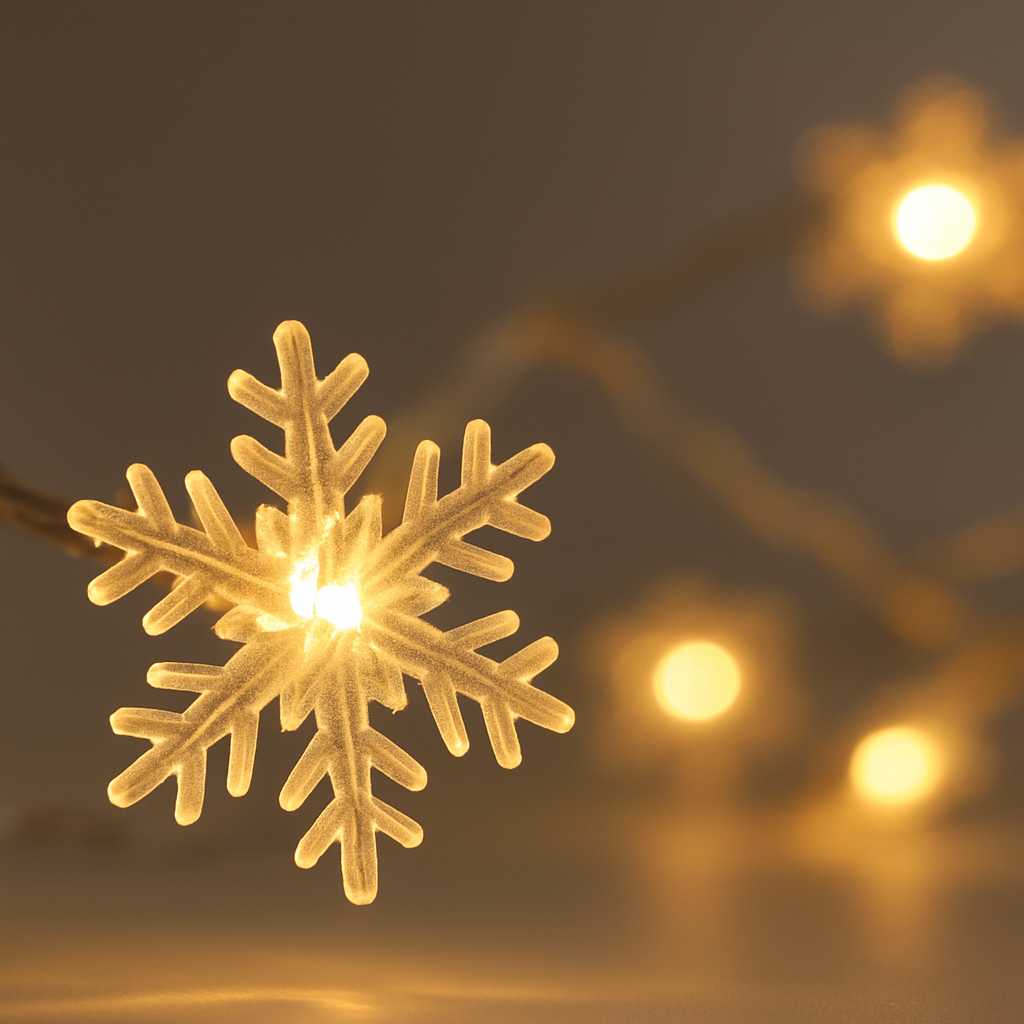 Гірлянда Сніжинки 3 м на батарейках Теплий білий (30365255) - фото 6 Гірлянда Сніжинки 3 м на батарейках Теплий білий (30365255) - фото 6