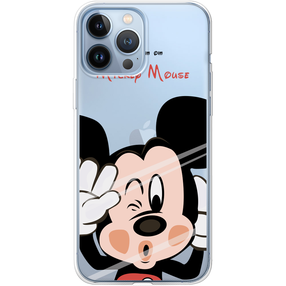 Чохол BoxFace iPhone 13 Pro Mister M Прозорий силікон (43365-cc58-43365)