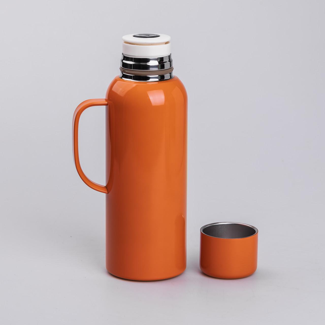 Термос с клапаном и датчиком температуры 820 мл Оранжевый (HP-14-55O) - фото 3 Термос с клапаном и датчиком температуры 820 мл Оранжевый (HP-14-55O) - фото 3