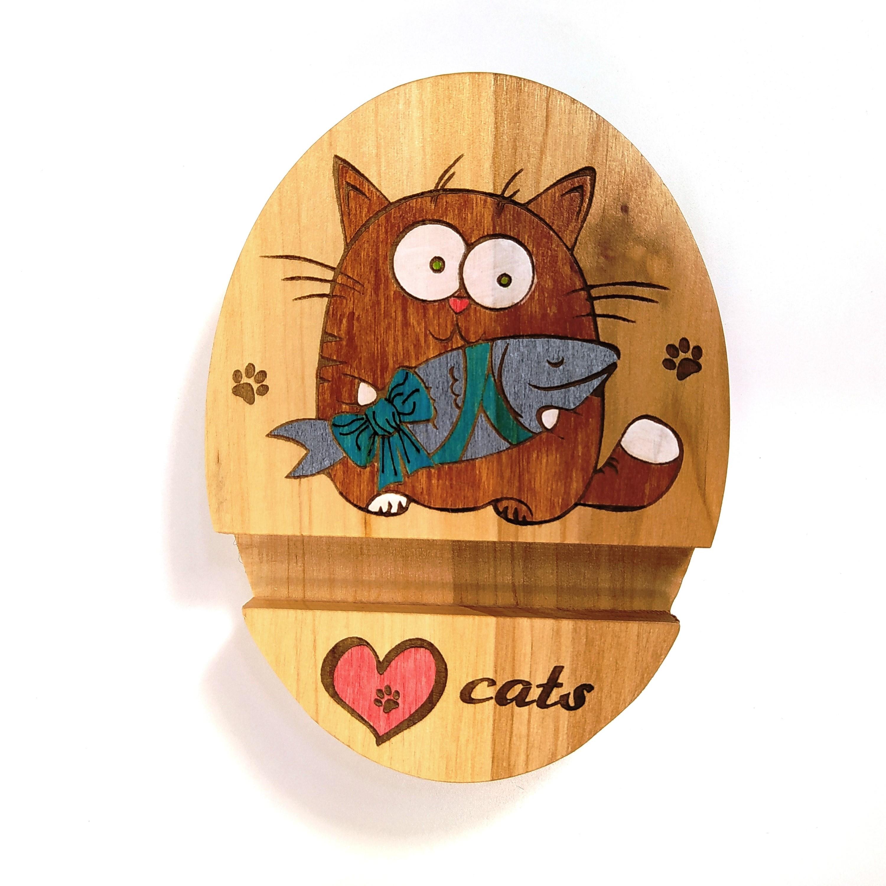 Підставка тримач Майстерня містера Томаса Love cats 9х12х2 см