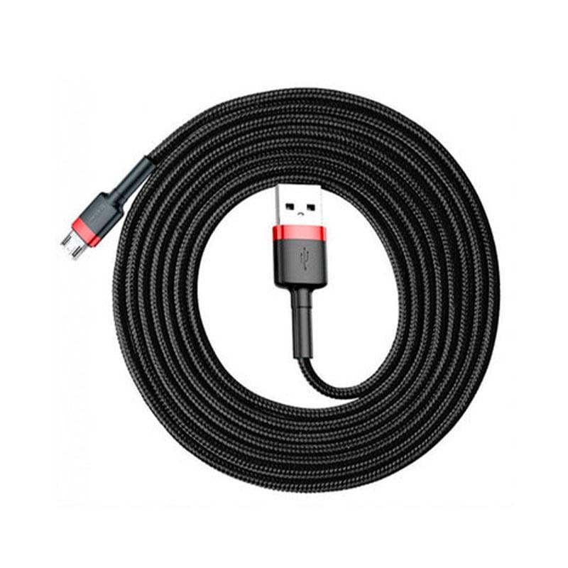 Кабель BASEUS Cafule MicroUSB CAUKLF-C91 2 м Black/Red (62259-0616) - фото 3