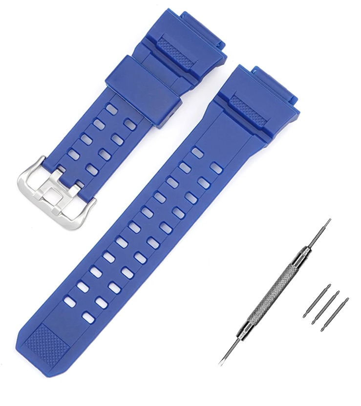 Ремінець для Casio G-Shock GW-9400/9300 Blue SI (3914)