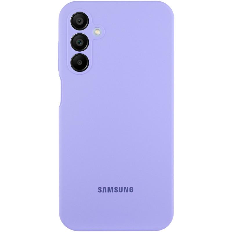 Противоударный чехол Silicone Cover Lakshmi Full Camera (AAA) with Logo для Samsung Galaxy A25 5G Сиреневый / Dasheen