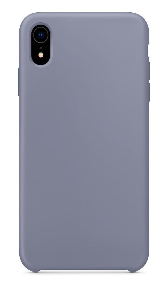 Чехол-накладка Apple Silicone Case for iPhone Xr, Lavander Gray (HC) (A) - фото 2