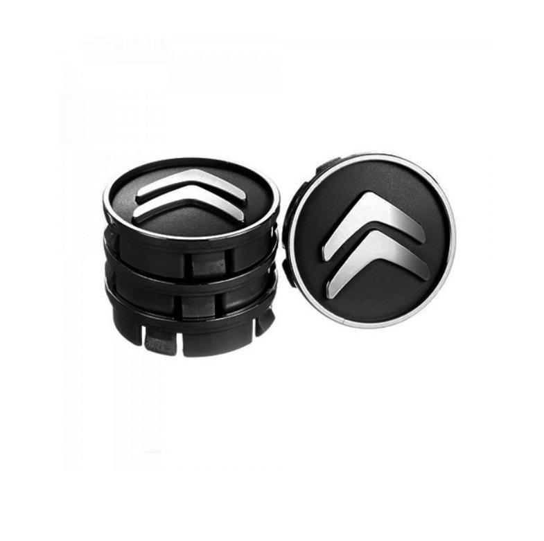 Комплект колпачков для литых дисков Vitol Citroen 60x55 ABS пластик 4 шт. Черный