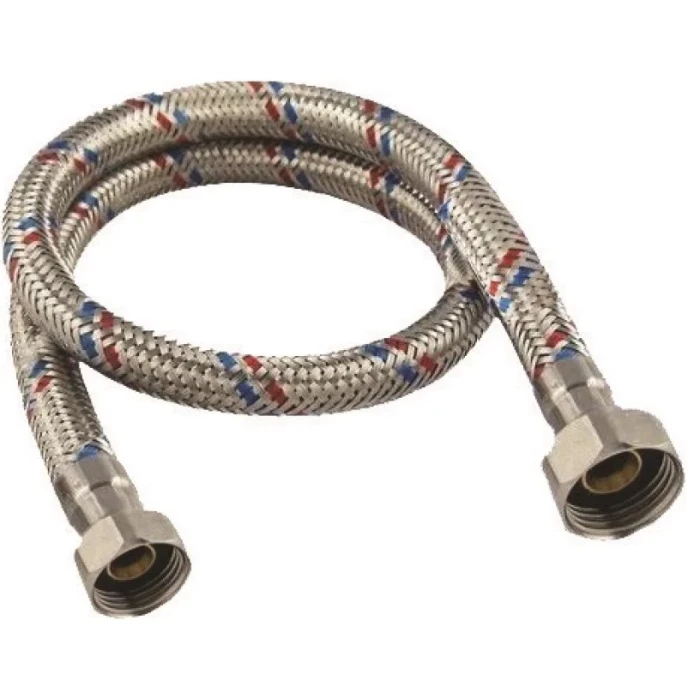 Шланг для воды Fil-Nox оплетка нержавеющая сталь 1/2"х3/8" 30 см (000001747)