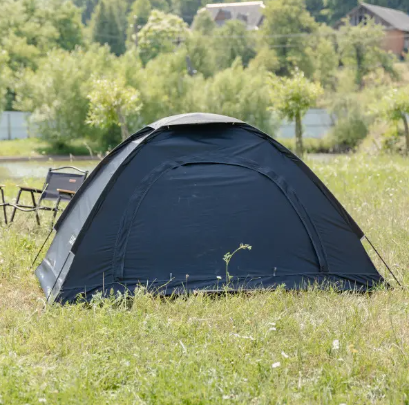 Намет туристичний двомісний 200х150х120 см Чорний (LU-025B) - фото 5