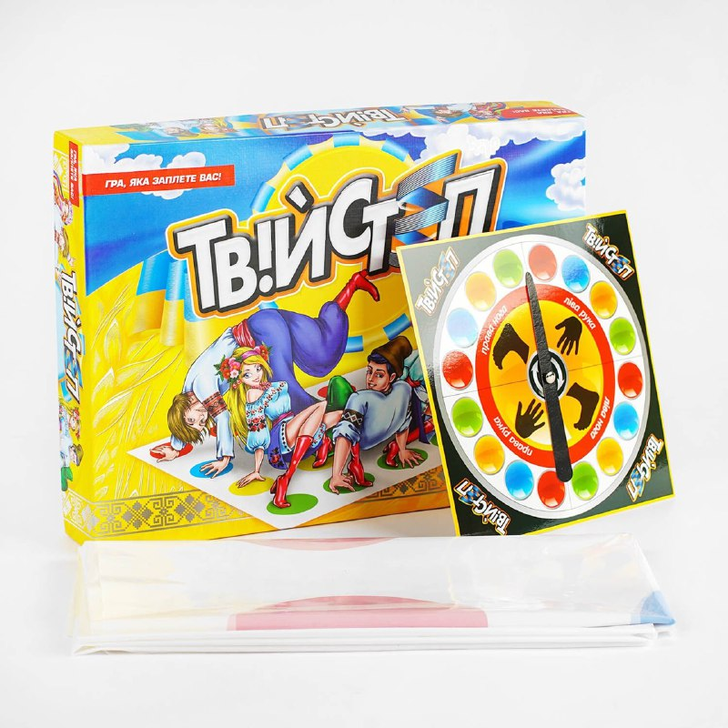 Настільна гра дитяча Данко Твійстеп/Твістер з рулеткою DTG14 (1749110869)