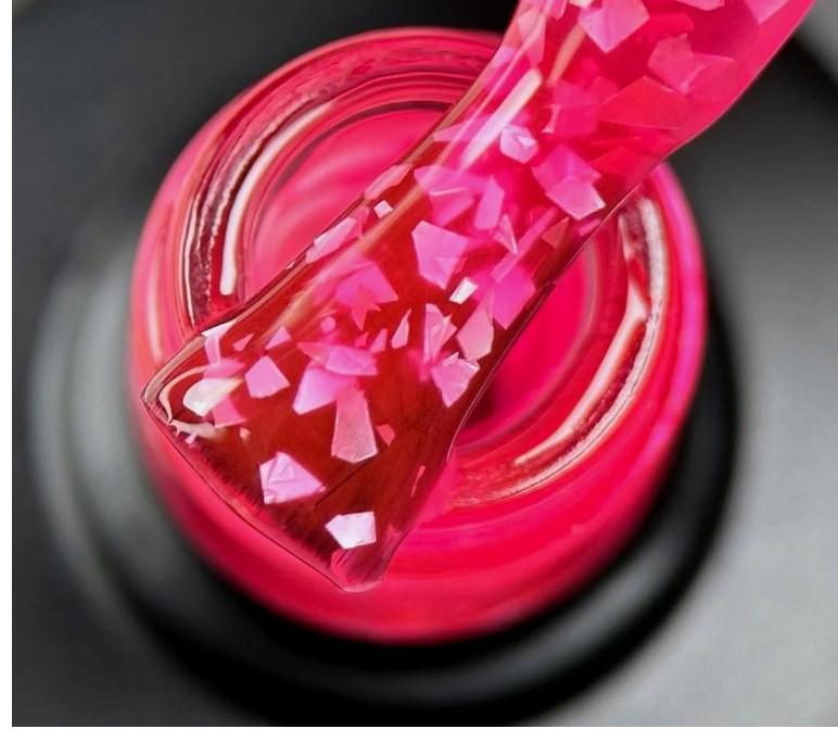 База для гель-лаку каучукова з поталлю Saga Leaf Base №10 9 мл