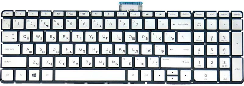 Клавіатура для ноутбука HP Pavilion Notebook 15-cw матова (929906-251)