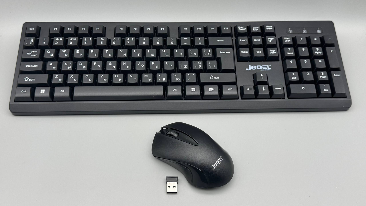 Комплект Jedel WS736 беспроводная клавиатура и беспроводная мышь Комплект Jedel WS736 беспроводная клавиатура и беспроводная мышь