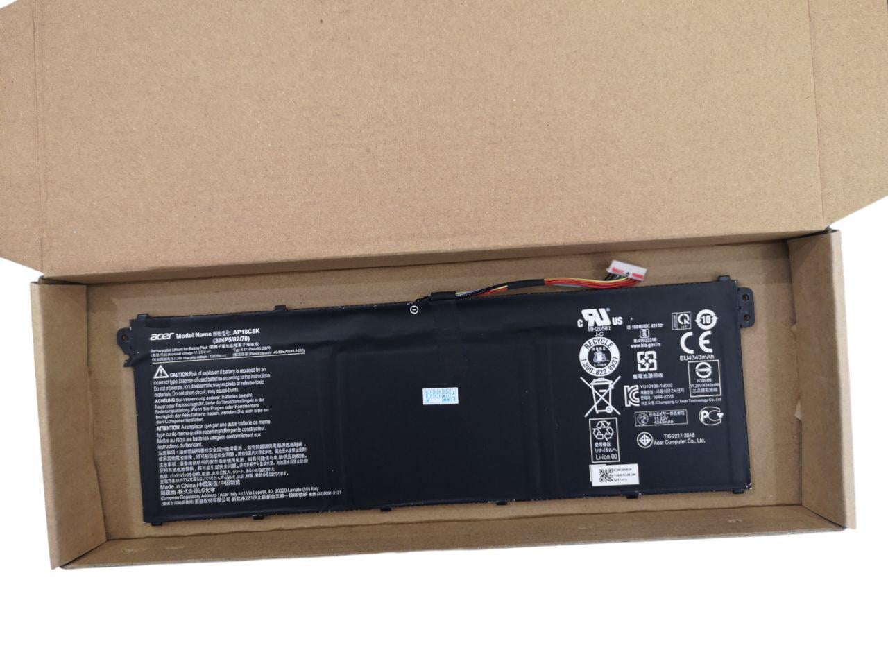 Аккумулятор для Acer Aspire Swift SF314/AP18C8K/AP18C4K 4471 mAh 50,29Wh (21174220)