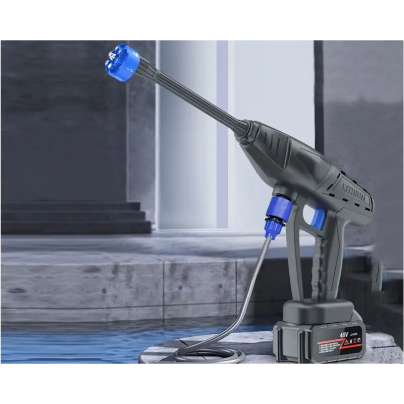 Мийка високого тиску з поливанням MD-11 6 режимів з 2 акумуляторами (25880137) - фото 8