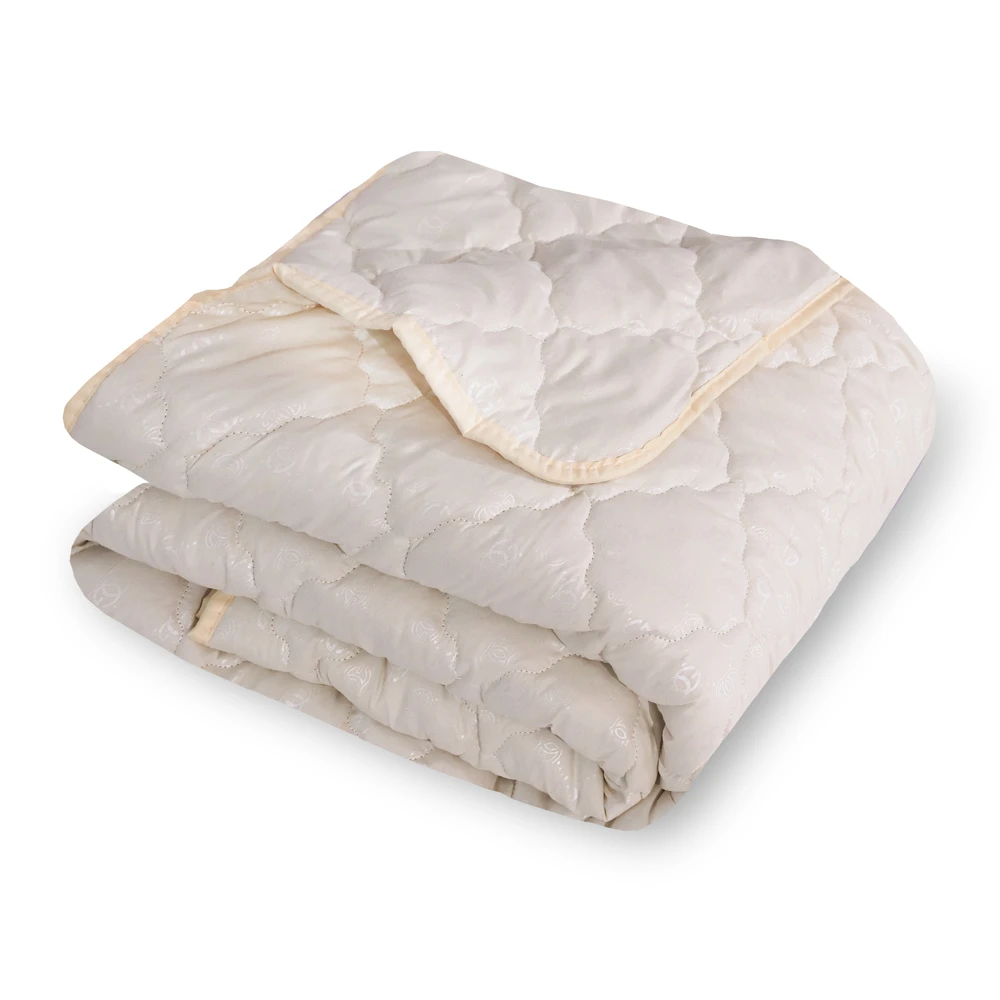 Ковдра літня ТМ Черешенька полуторна мікрофібра 150 г/м2 150х210 см Кремовий (60034)