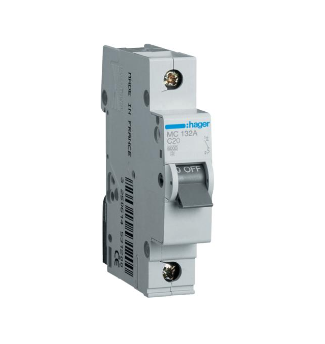 Автоматический выключатель 1P 6 kA C-32A 1M MC132A (8008)