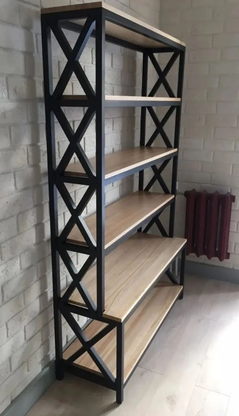 Cтеллаж EcoLoft IN-2248 в стиле лофт (24624506)