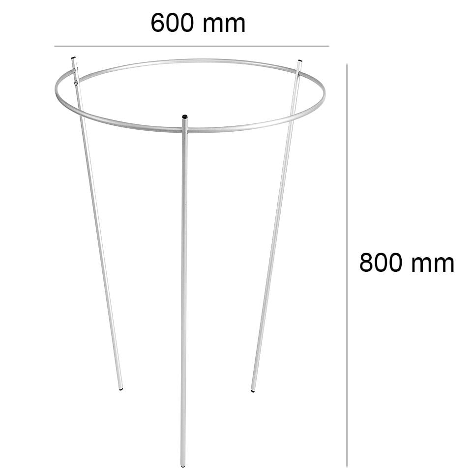 Опора для рослин кільцева 800х600х600 мм (КО-D13/D8-800*600) - фото 2