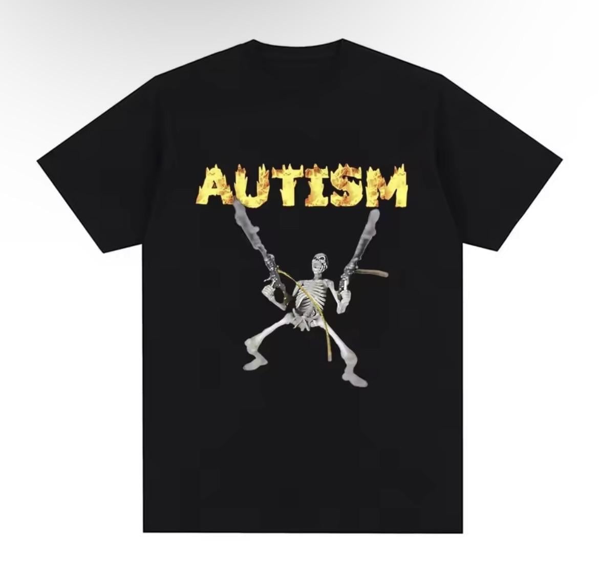 Футболка LOYS з принтом Autism Skeleton Meme XL (FT160-XL)