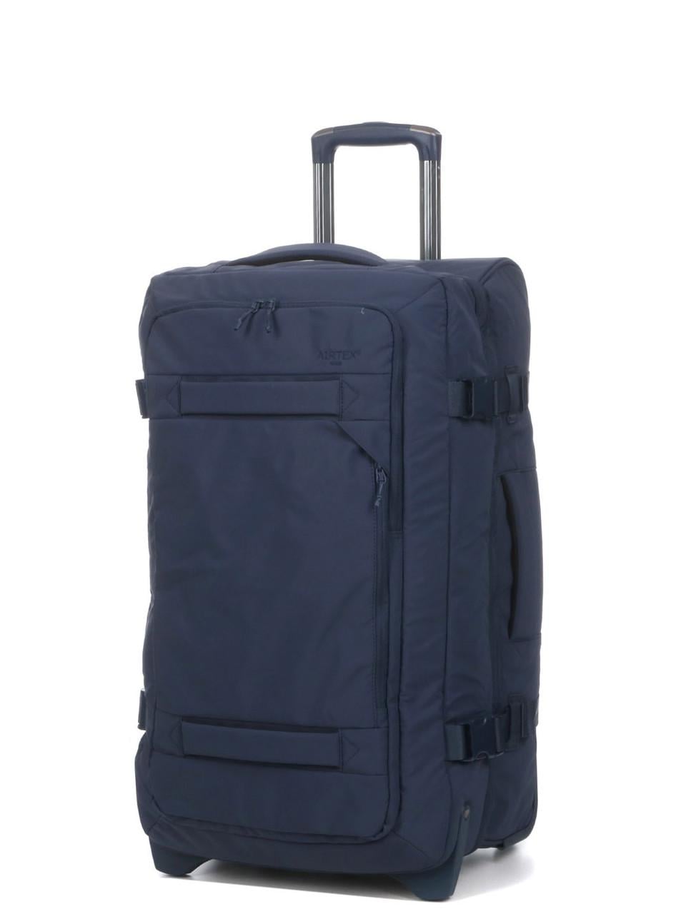 Дорожная сумка на колесах AIRTEX 838-55 S 55x35x20 см/35 л/2,6 кг Синий (2976129042)