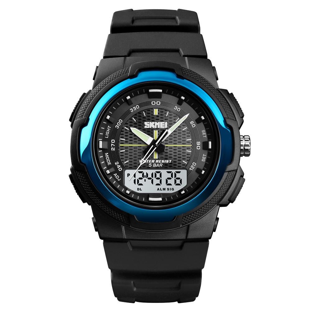 Годинник Skmei чоловічий наручний 1454LTBU watch Light Blue (12381)