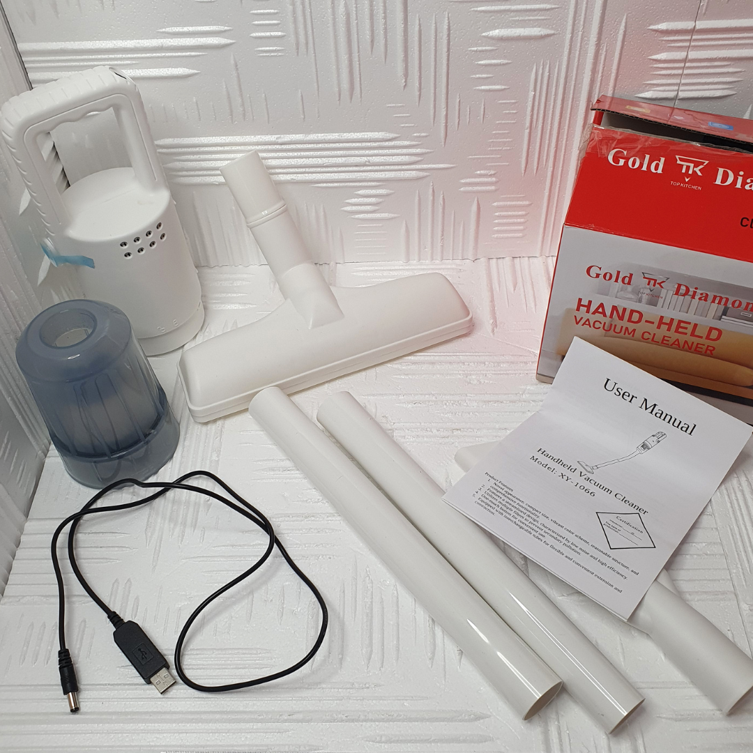 Пылесос вертикальный аккумуляторный Gold Diamond с HEPA-фильтром 2200 Вт (JT101-D1) - фото 15