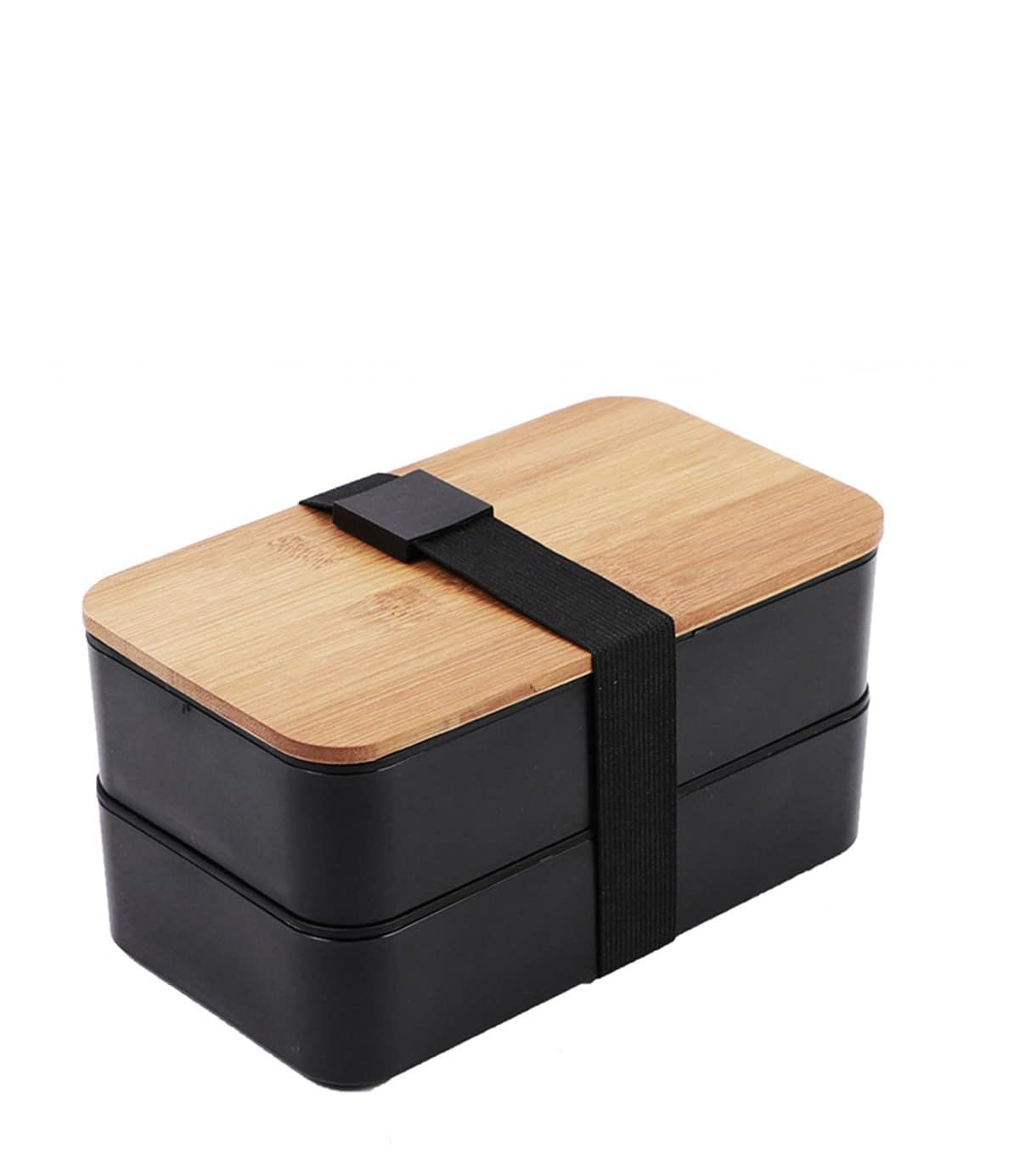 Ланчбокс Kayfovo із бамбуковою кришкою та двома контейнерами (29333)