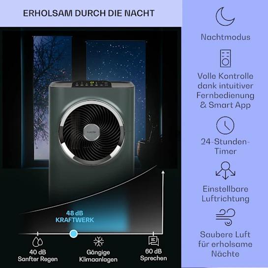 Кондиціонер мобільний KLARSTEIN Kraftwerk Smart 10K 3в1 10000 BTU (10034667) - фото 3 Кондиціонер мобільний KLARSTEIN Kraftwerk Smart 10K 3в1 10000 BTU (10034667) - фото 3